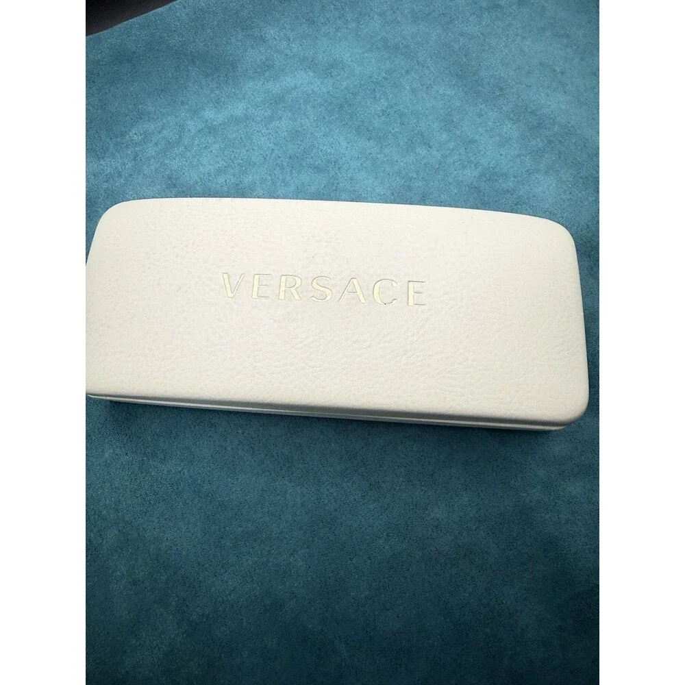White Versace Sunglasses/Eyeglass Hard Clam Shell - Case Only